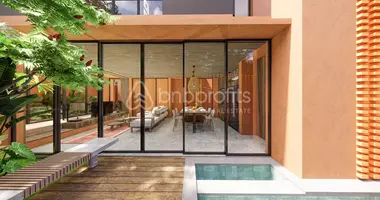 Villa 2 bedrooms with Balcony, with Furnitured, with Air conditioner in Canggu, Indonesia