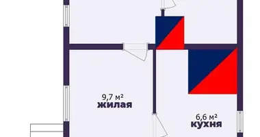 Дом 3 комнаты в Старобин, Беларусь