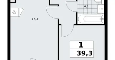 Mieszkanie 1 pokój w poselenie Sosenskoe, Rosja