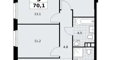 Apartamento 3 habitaciones en South-Western Administrative Okrug, Rusia