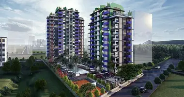Mieszkanie 2 pokoi z balkon, z klimatyzacja, z widok na morze w Mezitli, Turcja