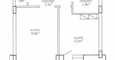 Квартира 1 комната в Минск, Беларусь