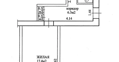 1 room apartment in Minsk, Belarus