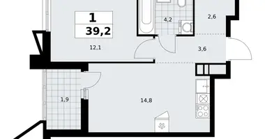 Appartement 1 chambre dans poselenie Sosenskoe, Fédération de Russie