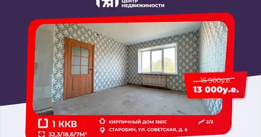Appartement 1 chambre dans Starobin, Biélorussie