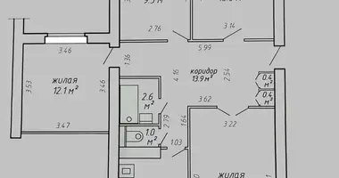 Apartamento 4 habitaciones en Minsk, Bielorrusia