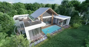 Villa 3 chambres avec Fenêtres double vitrage, avec Meublesd, avec Climatiseur dans Phuket, Thaïlande