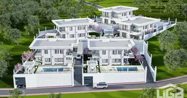 Villa Villa de 5 habitaciones con la piscina, con garaje, con jardín en Alanya, Turquía
