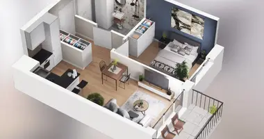 Apartamento 2 habitaciones en Poznan, Polonia