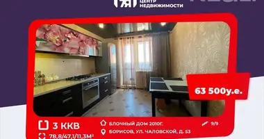 Apartamento 3 habitaciones en Borisov, Bielorrusia