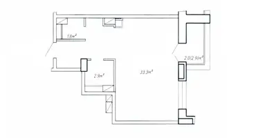 Apartamento 1 habitación en Minsk, Belarús