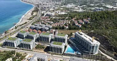 Penthouse 4 zimmer mit Balkon, mit Klimaanlage, mit Meerblick in Mahmutlar, Türkei