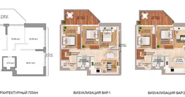 Apartamento 4 habitaciones en Minsk, Bielorrusia