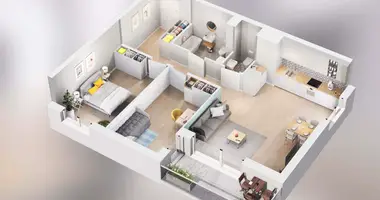 Apartamento 3 habitaciones en Poznan, Polonia