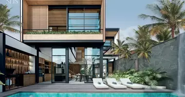 Villa  con Balcón, con Amueblado, con estacionamiento en Tibubeneng, Indonesia