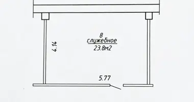 Bureau 23 m² dans Minsk, Biélorussie