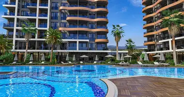 Penthouse 2 bedrooms with Balcony, with Air conditioner, with Sea view in Avsallar, Turkey