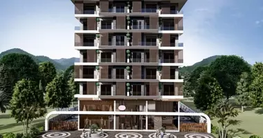 Penthouse 3 Zimmer mit Parkplatz, mit Schwimmbad, mit Garten in Alanya, Türkei