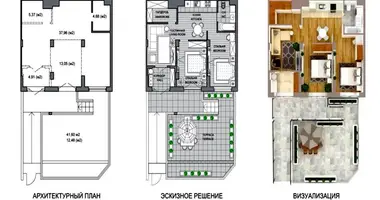 Apartamento 2 habitaciones en Minsk, Bielorrusia