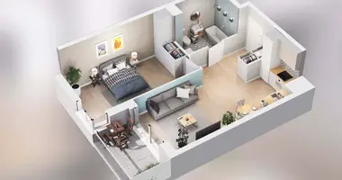 Apartamento 2 habitaciones en Poznan, Polonia