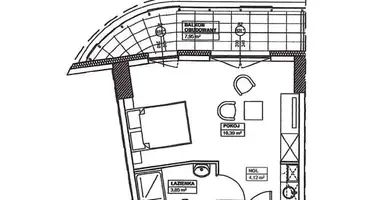 Propriété commerciale 26 m² dans Varsovie, Pologne