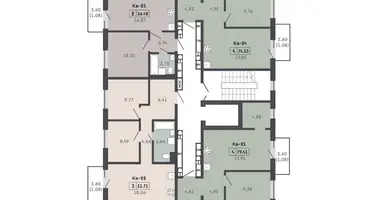 Apartamento 4 habitaciones en Kalodziscanski siel ski Saviet, Bielorrusia