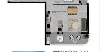 Mieszkanie 3 pokoi w Santa Pola, Hiszpania
