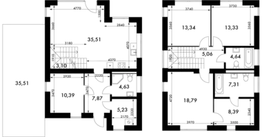 Casa de campo 4 habitaciones en Svetlyye Gory, Rusia