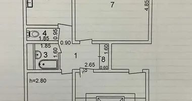 Квартира 2 комнаты в Ташкент, Узбекистан
