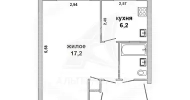 Appartement 1 chambre dans Brest, Biélorussie