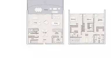 Duplex 3 bedrooms in Dubai, UAE