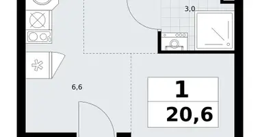 Appartement 1 chambre dans Postnikovo, Fédération de Russie