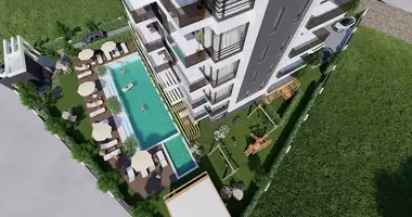 Penthouse 3 zimmer mit Balkon, mit Klimaanlage, mit Meerblick in Alanya, Türkei