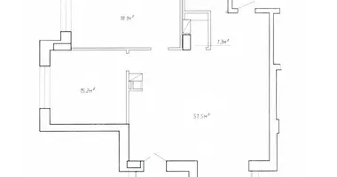 3 room apartment in Minsk, Belarus