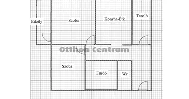 Apartamento 2 habitaciones en Gyori jaras, Hungría