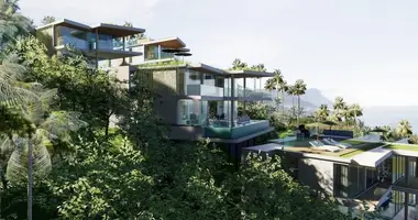 Villa 3 chambres avec Fenêtres double vitrage, avec Meublesd, avec Climatiseur dans Phuket, Thaïlande