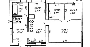 Wohnung 4 zimmer in Minsk, Weißrussland