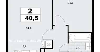 Apartamento 2 habitaciones en Postnikovo, Rusia