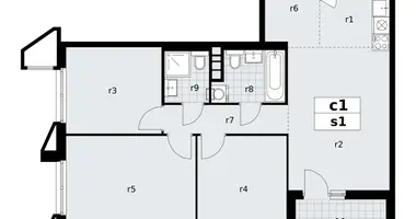 Apartamento 4 habitaciones en poselenie Sosenskoe, Rusia