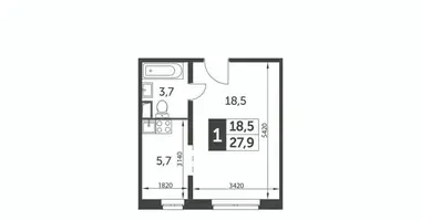 Studio 1 zimmer in Leninsky District, Russland
