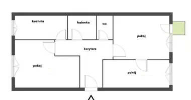 Apartamento 3 habitaciones en Varsovia, Polonia