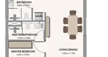 Apartamento 3 habitaciones en Dubái, Emiratos Árabes Unidos