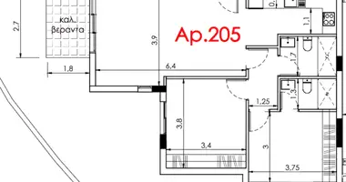 Appartement 2 chambres dans Tserkezoi Municipality, Bases souveraines britanniques