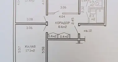 Appartement 3 chambres dans Minsk, Bélarus