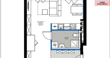 Appartement 1 chambre dans Lodz, Pologne