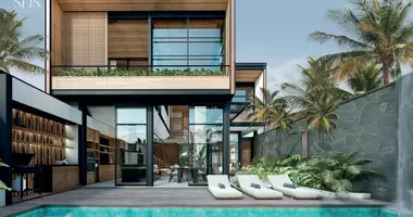 Villa 4 chambres avec Balcon, avec Meublesd, avec parkovka dans Tibubeneng, Indonésie