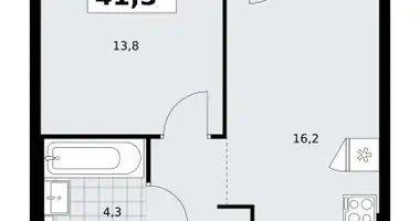 1 room apartment in Troitsk, Russia