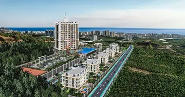 Mieszkanie 1 pokój z balkon, z winda, z klimatyzacja w Yaylali, Turcja