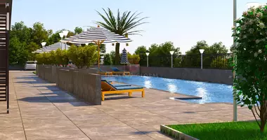 Apartamento 2 habitaciones con aparcamiento, con ascensor, con la piscina en Aksu, Turquía