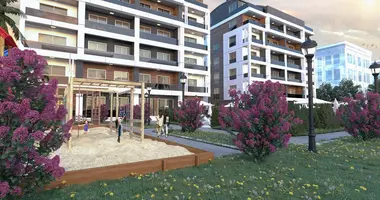 Apartamento 2 habitaciones con aparcamiento, con la piscina, con seguridad en Alanya, Turquía
